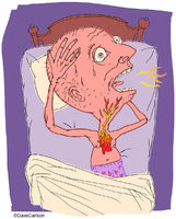 Heartburn & Acid Reflux cartoon