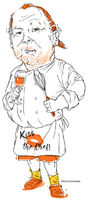 Chef Mario Batali Caricature