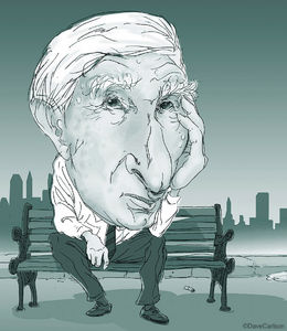 John Updike Caricature