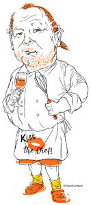 Chef Mario Batali Caricature